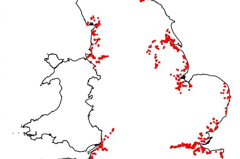 Floods and coastal erosion may expose contents of UK landfills, study finds