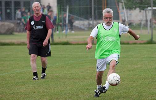 Football training reduces the risk of disease in elderly men