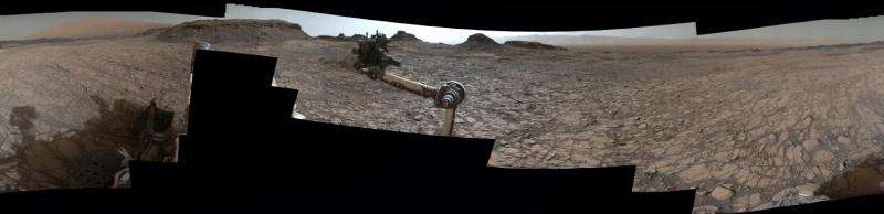 Full-circle vista from NASA Mars rover Curiosity shows 'Murray Buttes'
