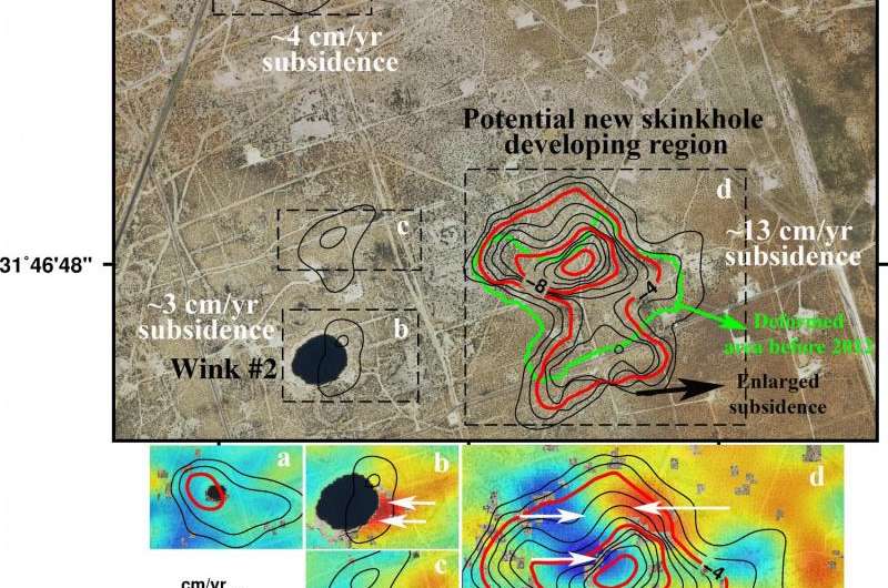 Geohazard: Giant sinkholes near West Texas oil patch towns are growing — as new ones lurk