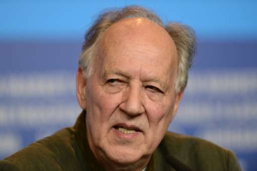 German director Werner Herzog, pictured on February 6, 2015, presented the documentary &quot;Lo and Behold: Reveries of the Conn