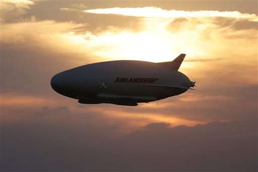 Giant helium-filled airship Airlander takes off for first time