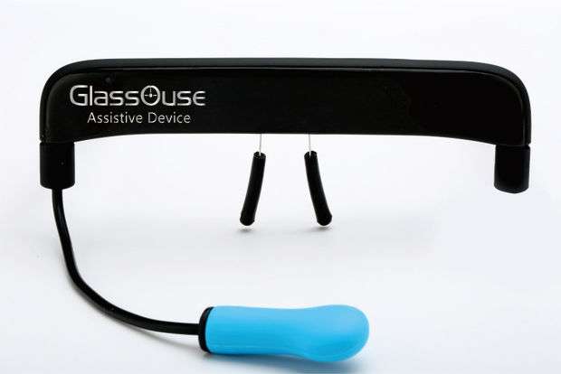 GlassOuse headset allows hands-free mouse control
