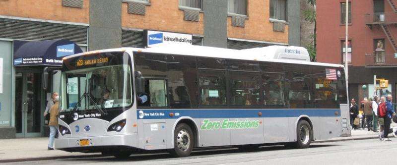 Going electric adds up to a good idea for NYC buses