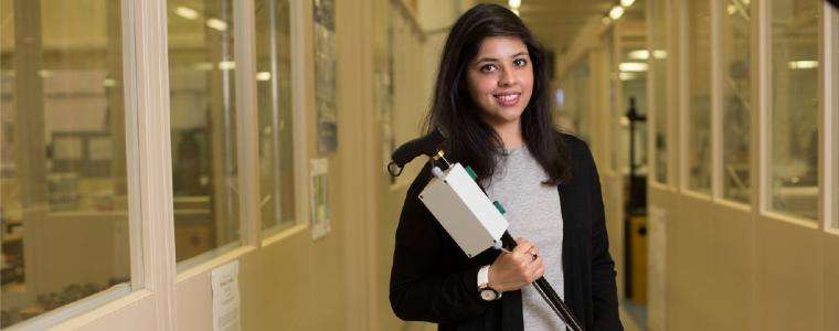 Granddaughter of Parkinson’s patient invents ‘smart’ walking stick to help thousands of sufferers