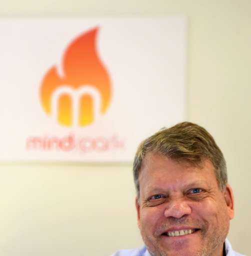 Gray Benoist, co-founder and president of Mindspark pictured at his offices on August 24, 2016 in Santa Monica, California