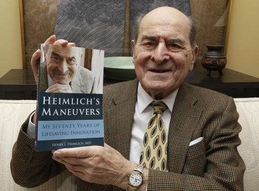 Henry Heimlich, life-saving maneuver creator, dies at 96