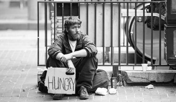 Homeless Australians eat only two meals a day