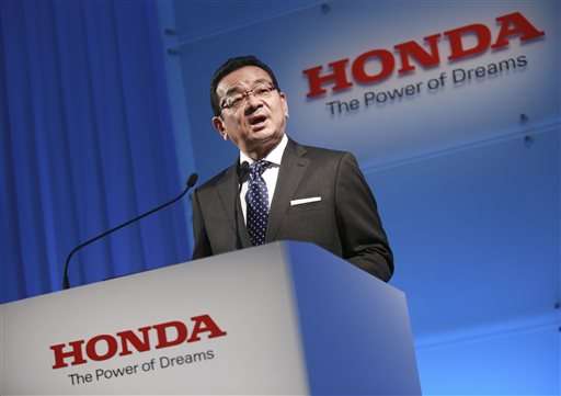 Honda plans no Takata rescue, bullish on green vehicles