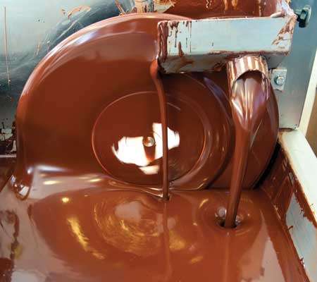 How dark chocolate is processed