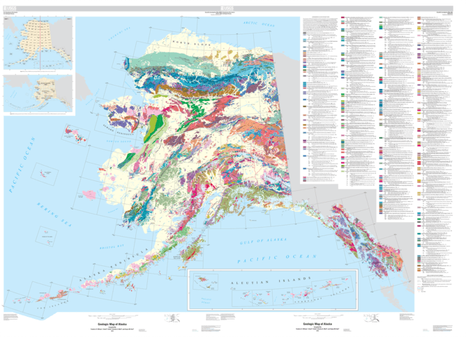 How we used a century of data to create a modern, digital geologic map of Alaska