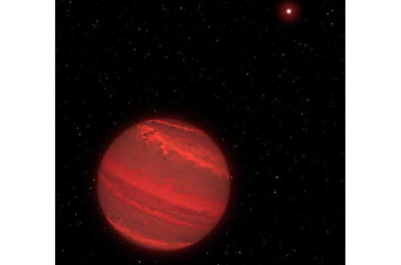 Hubble directly measures rotation of cloudy 'super-Jupiter'
