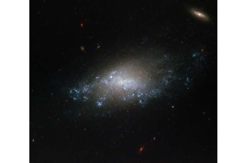 Hubble spies spiral galaxy
