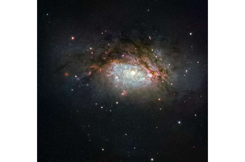 Hubble views a galactic mega-merger