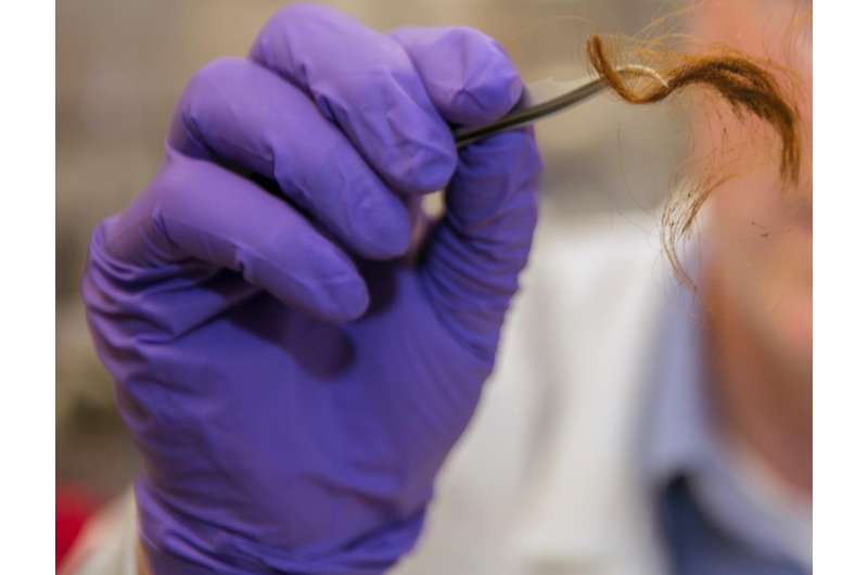 Humans may be uniquely identified by the proteins in their hair