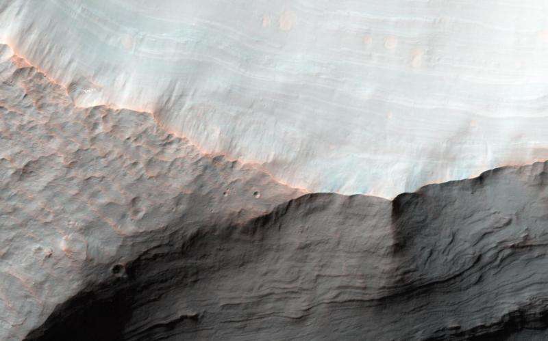 Image: Alluvial Fans in Saheki Crater, Mars