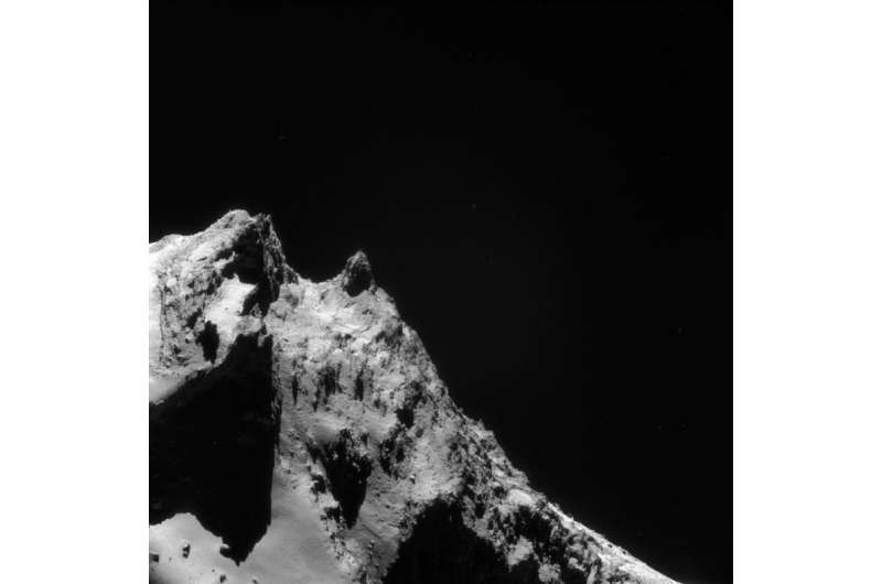 Image: Around Anuket region of Comet 67P/Churyumov–Gerasimenko