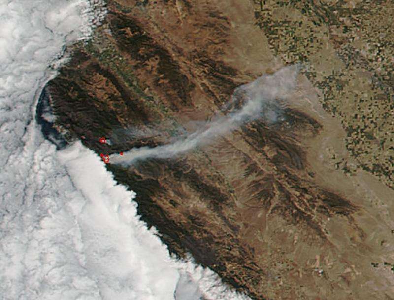 Image: California's Soberanes Fire still burns on