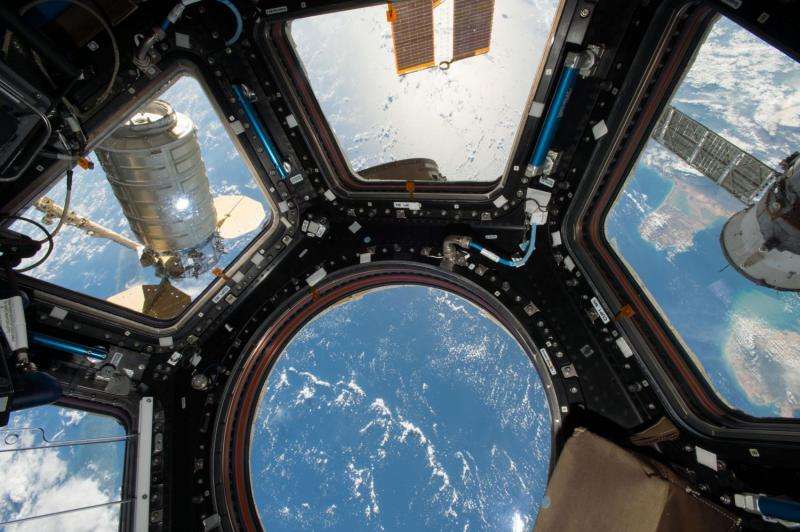Image: Cygnus spacecraft attached to space station's Unity module