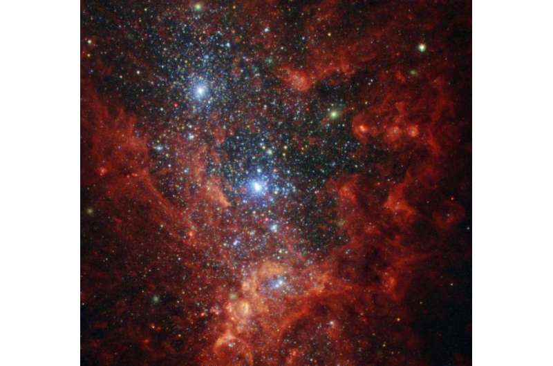 Image: Hubble hotbed of vigorous star formation