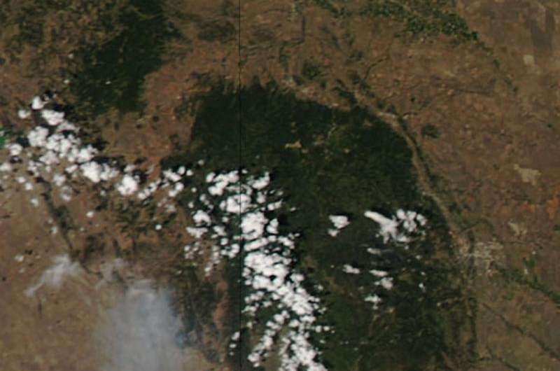 Image: Indian Canyon fire in South Dakota