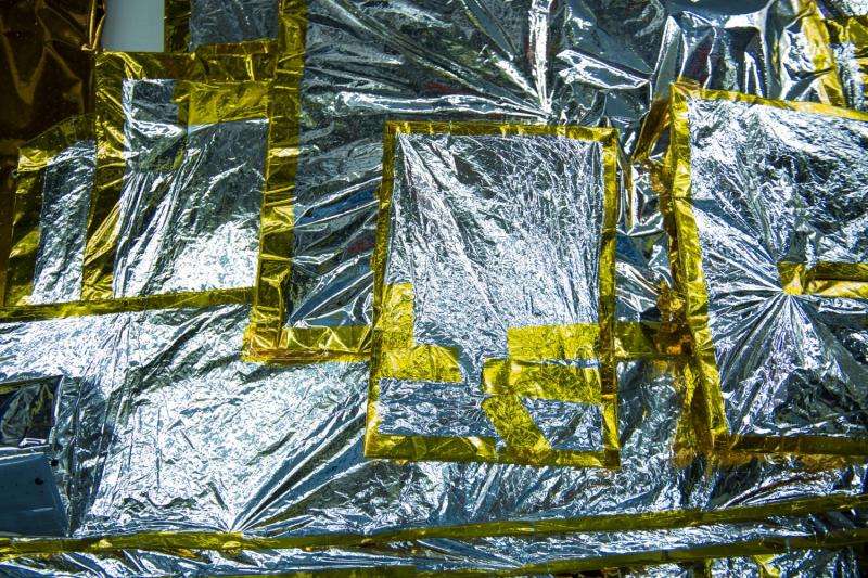 Image: Multi-layer insulation blankets for satellite surfaces