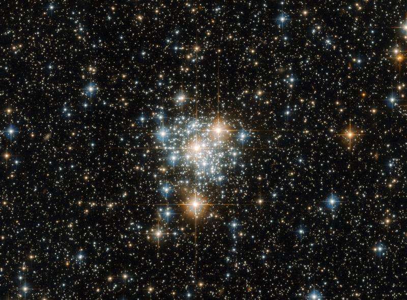 Image: NGC 299, an open star cluster located within the Small Magellanic Cloud
