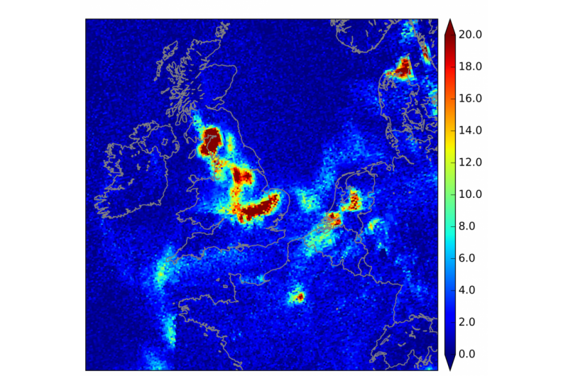 Image: Simulating Tropomi data for improved air-quality forecasts