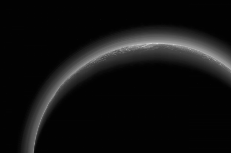 Image: The dark side of Pluto