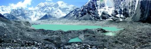 Imja Tsho, located at an altitude of 5,010 metres (16,437 feet), is the fastest-growing glacial lake in Nepal