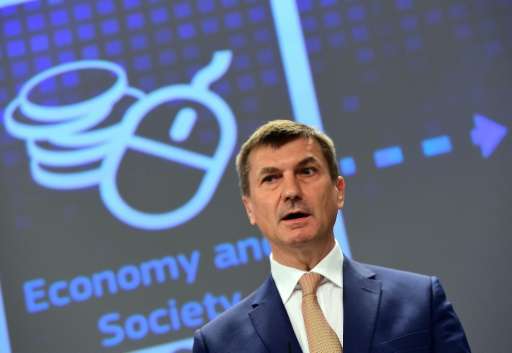 In a speech at the Cannes film festival Andrus Ansip, the European Commission's Vice President on media issues, pictured on May 