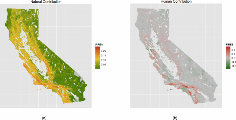 Incorporating human activity into wildfire forecasting