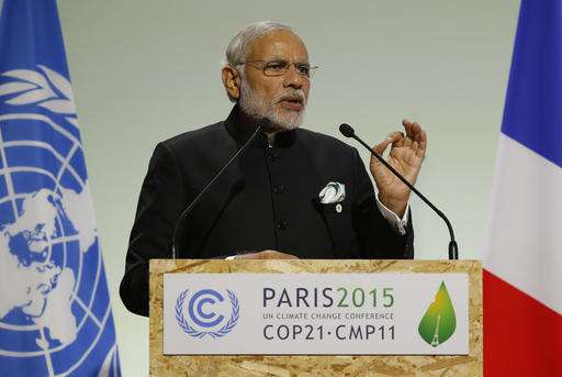 India to ratify Paris Agreement on climate change