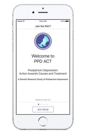 iPhone app helps to power study of postpartum depression risk