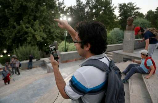 Iran has banned global gaming craze Pokemon Go but tech-savvy youths have carried on regardless