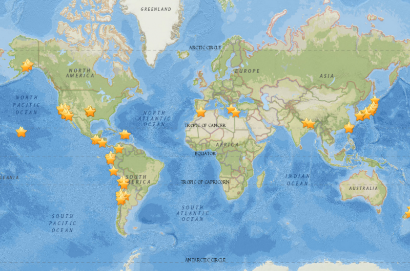 Japanese-language MyShake app crowdsources earthquake shaking