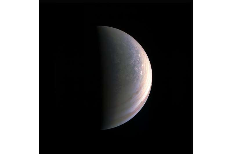 Jupiter's north pole unlike anything encountered in solar system