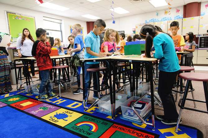 Letting kids stand more in the classroom could help them learn