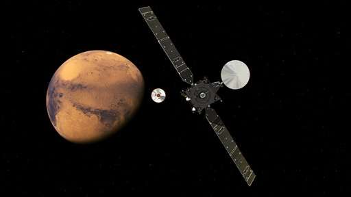 Mars probe enters atmosphere; word on landing awaited