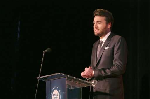 Mashable CEO Pete Cashmore, pictured on September 27, 2015, said &quot;There is enormous opportunity for a brand that combines t