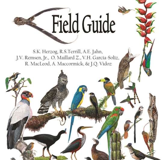 Museum of Natural Science researchers publish the first birds of Bolivia field guide