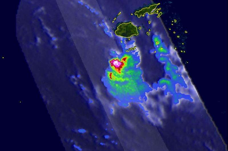 NASA finds very heavy rainfall in Tropical Cyclone Zena