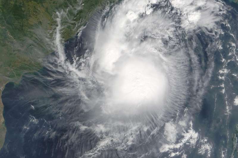 NASA follows Tropical Cyclone Kyant through Bay of Bengal