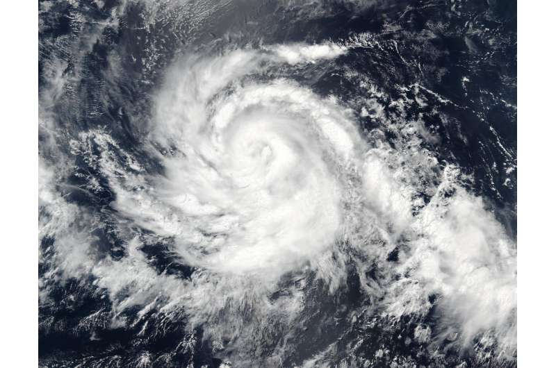 NASA gets an eyeful of Hurricane Blas