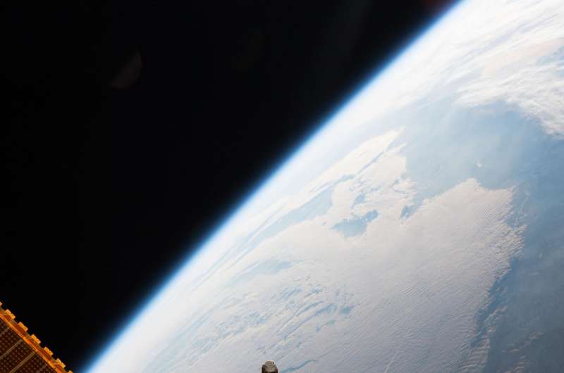 NASA image: CubeSats deployed from the international space station