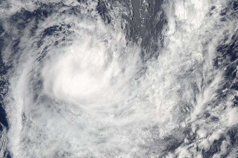 NASA's 2 eyes on Tropical Cyclone Daya
