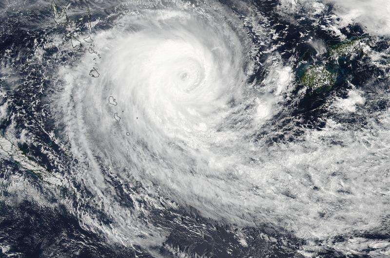 NASA sees category 5 southern Pacific Tropical cyclone hit Fiji