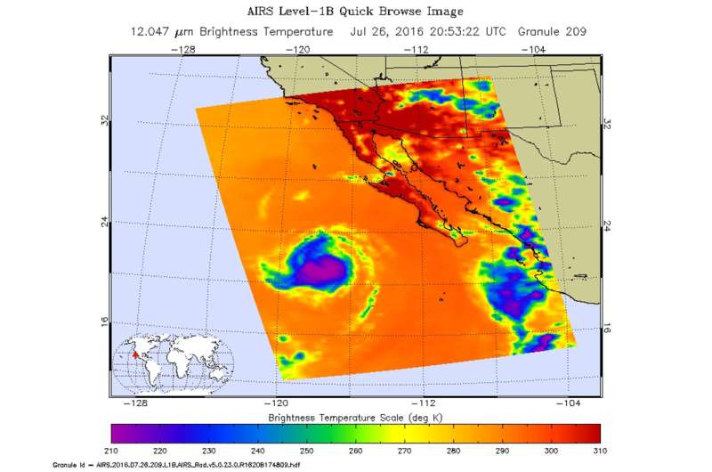 NASA sees compact Tropical Storm Frank weakening
