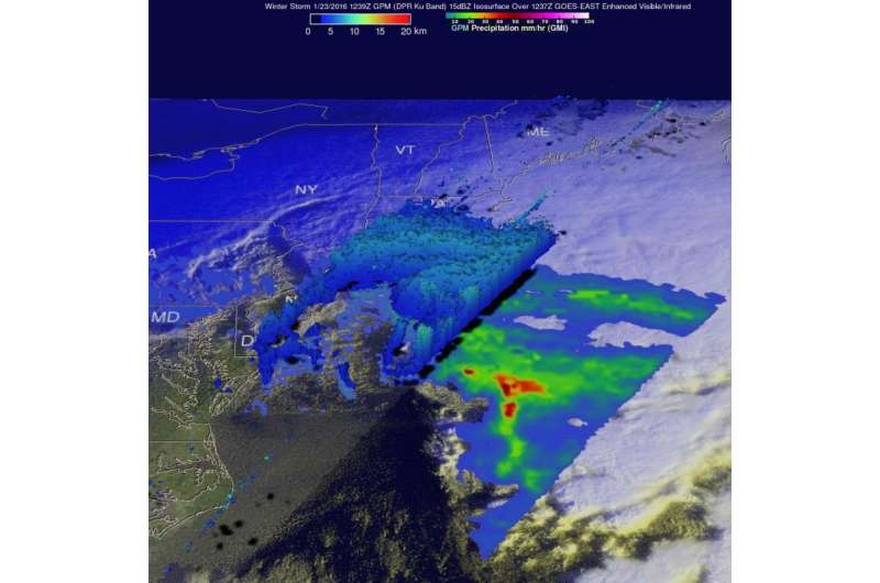 NASA sees dawn and records breaking as major winter storm departs