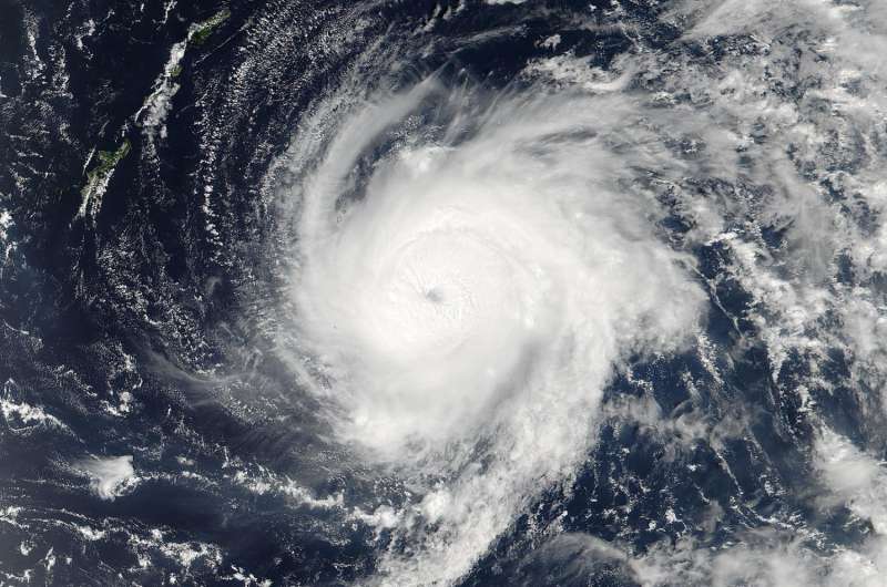 NASA sees Lionrock strengthen into a typhoon